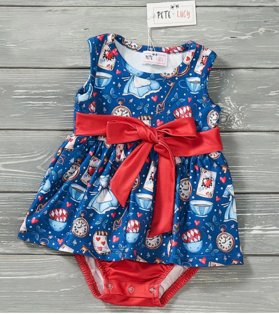 Pete and Lucy Wonderland Whimsies Romper