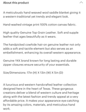 Load image into Gallery viewer, Cowhide hair and leather canvas bag
