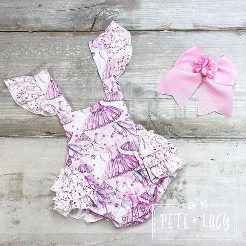 Pete & Lucy Princess Ballet Romper