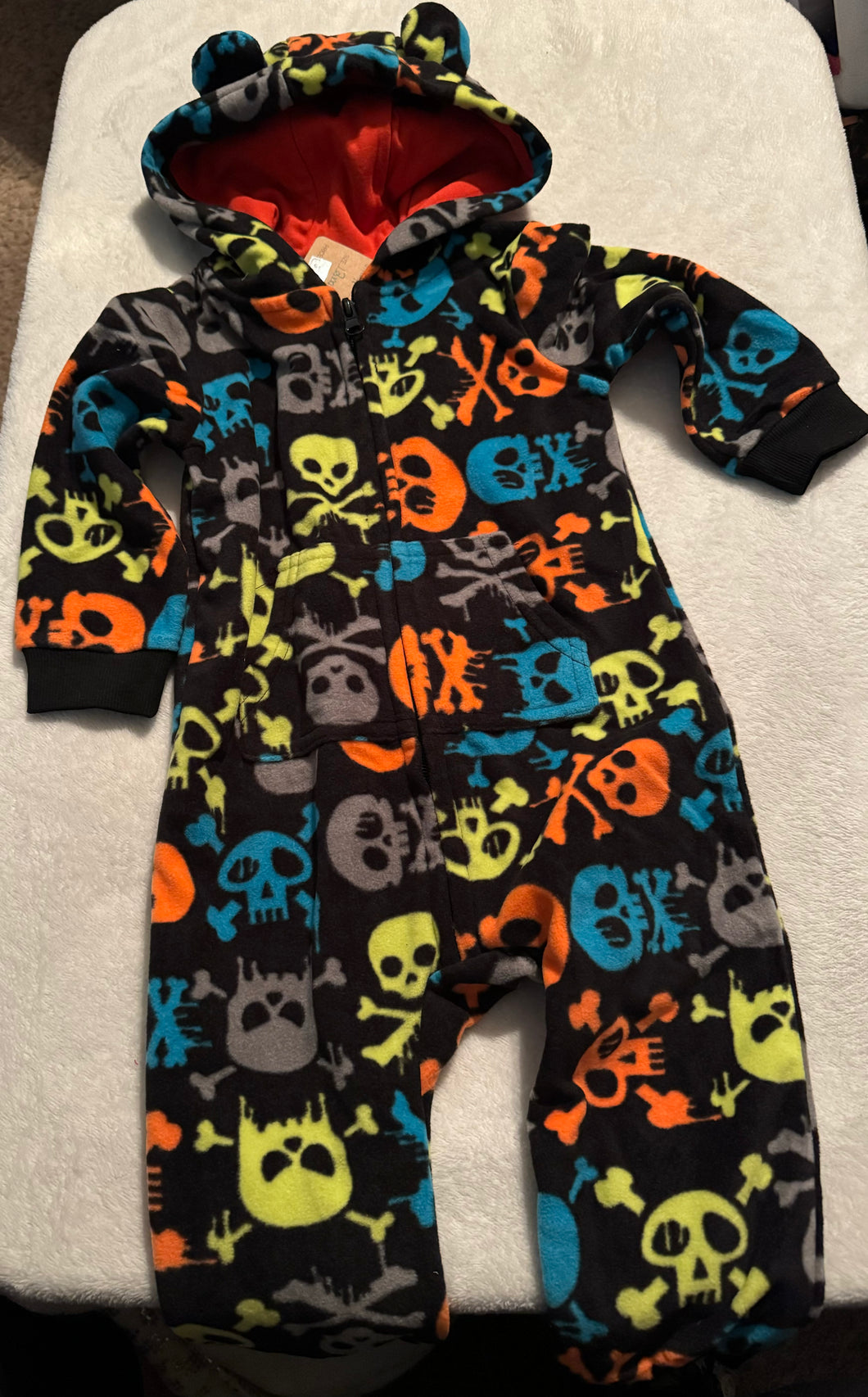 Skull Warm Onesie