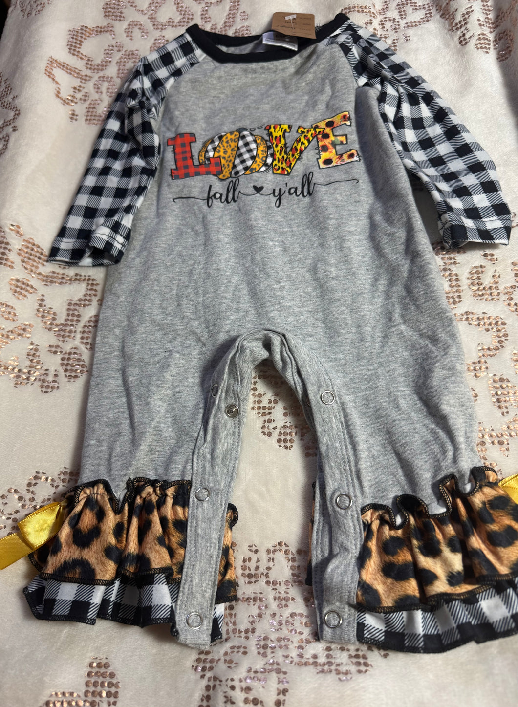 Love Fall Yall Romper