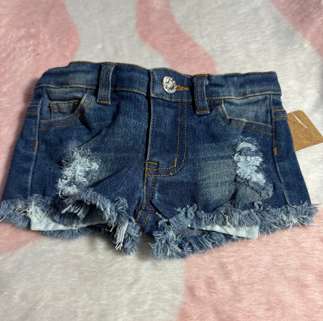 Infant Distressed Jean Shorts