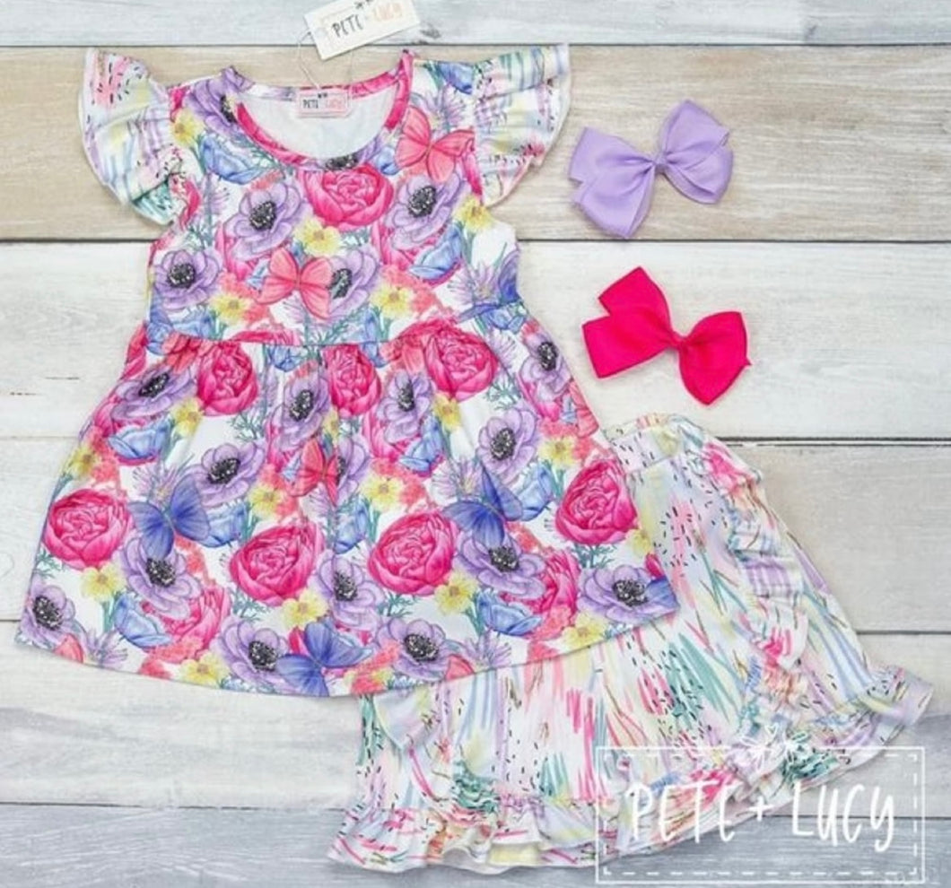 Pete & Lucy Butterfly Garden Short Set