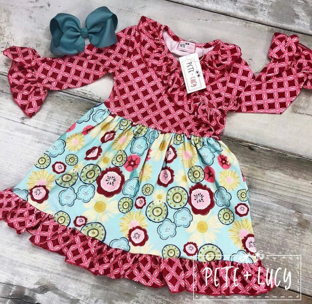 Pete & Lucy Retro Bloom Dress