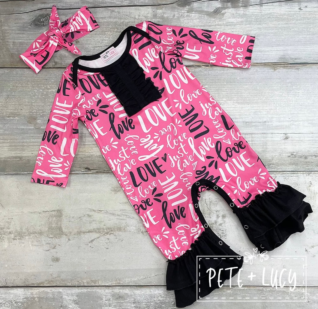 Pete & Lucy Love Romper