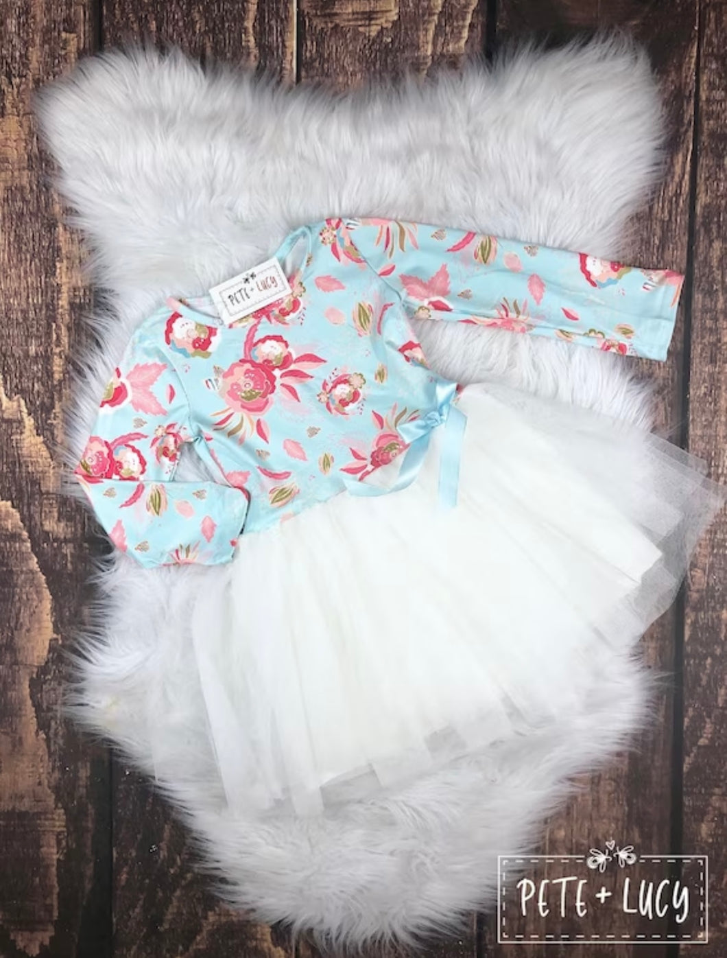 Pete & Lucy Blue Floral Dress
