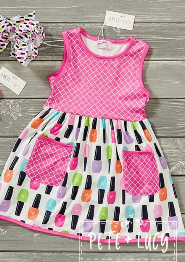 Pete & Lucy Nail Polish Dress