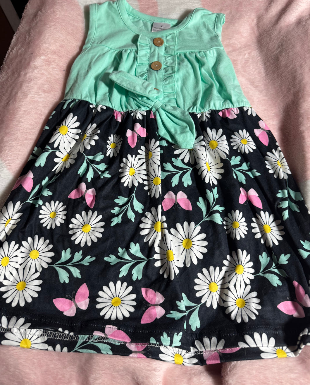 Mint Daisy Dress