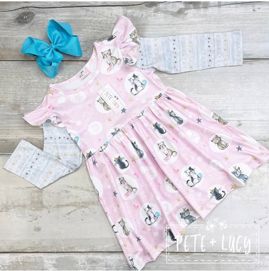 Pete & Lucy Pretty Kitty Dress