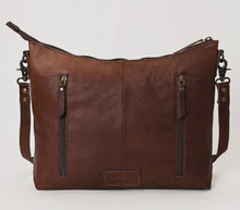 Load image into Gallery viewer, Western Crossbody Turquoise Leather
