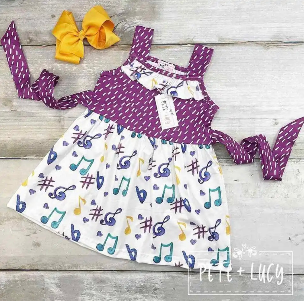 Pete & Lucy Music Note Dress