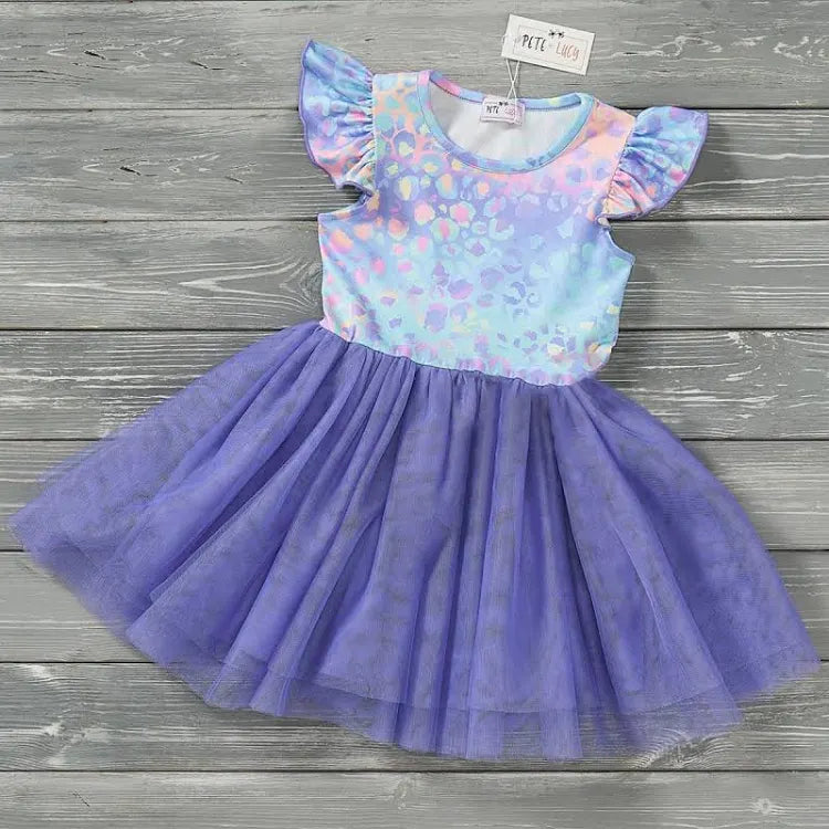Pete and Lucy Savannah Leopard Tulle Dress
