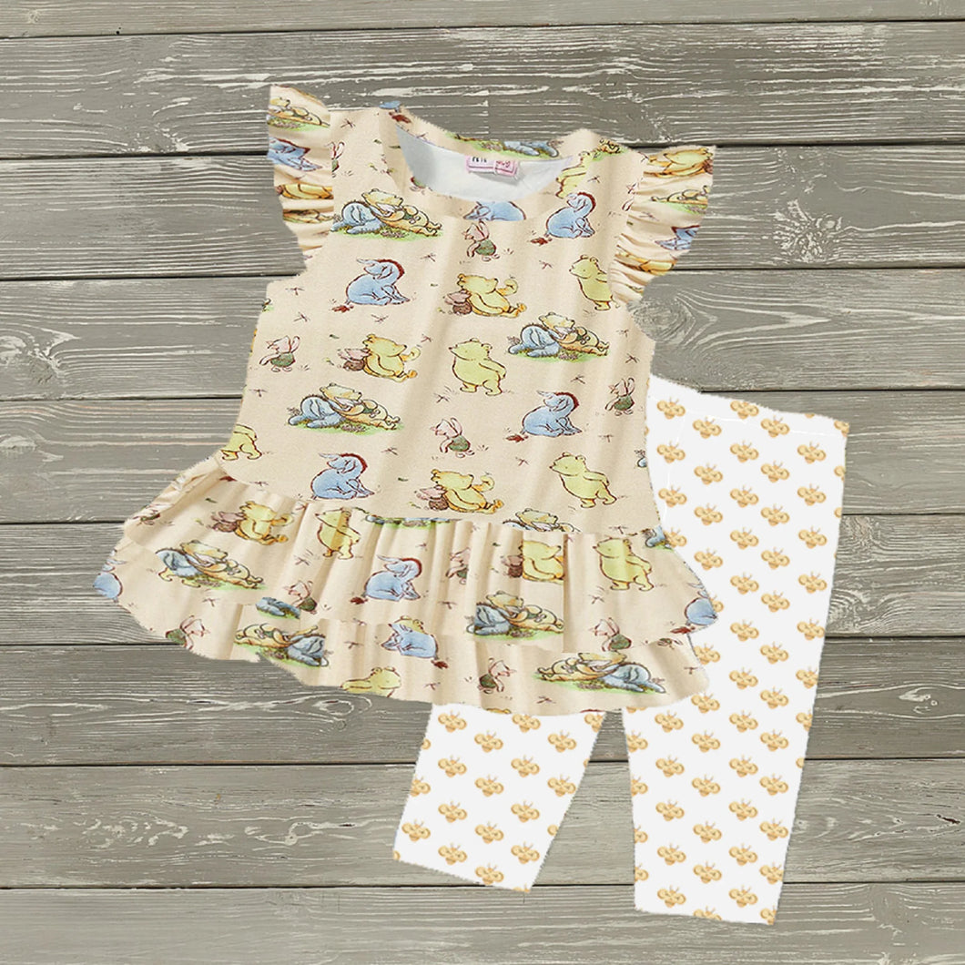Pete and Lucy Silly Oh Bear Capri Set