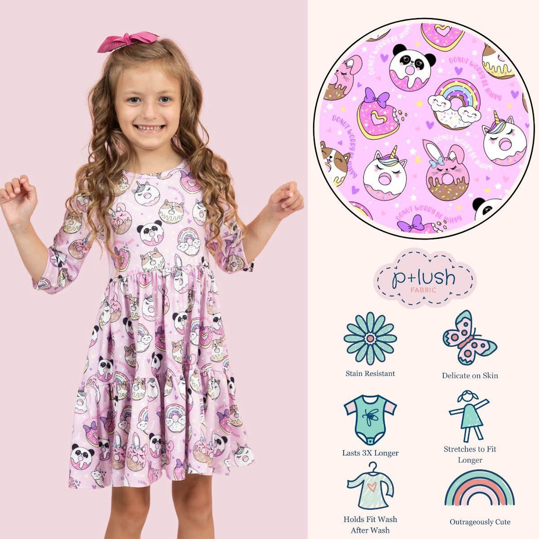 Pete and Lucy Donut Worry, be happy Dress