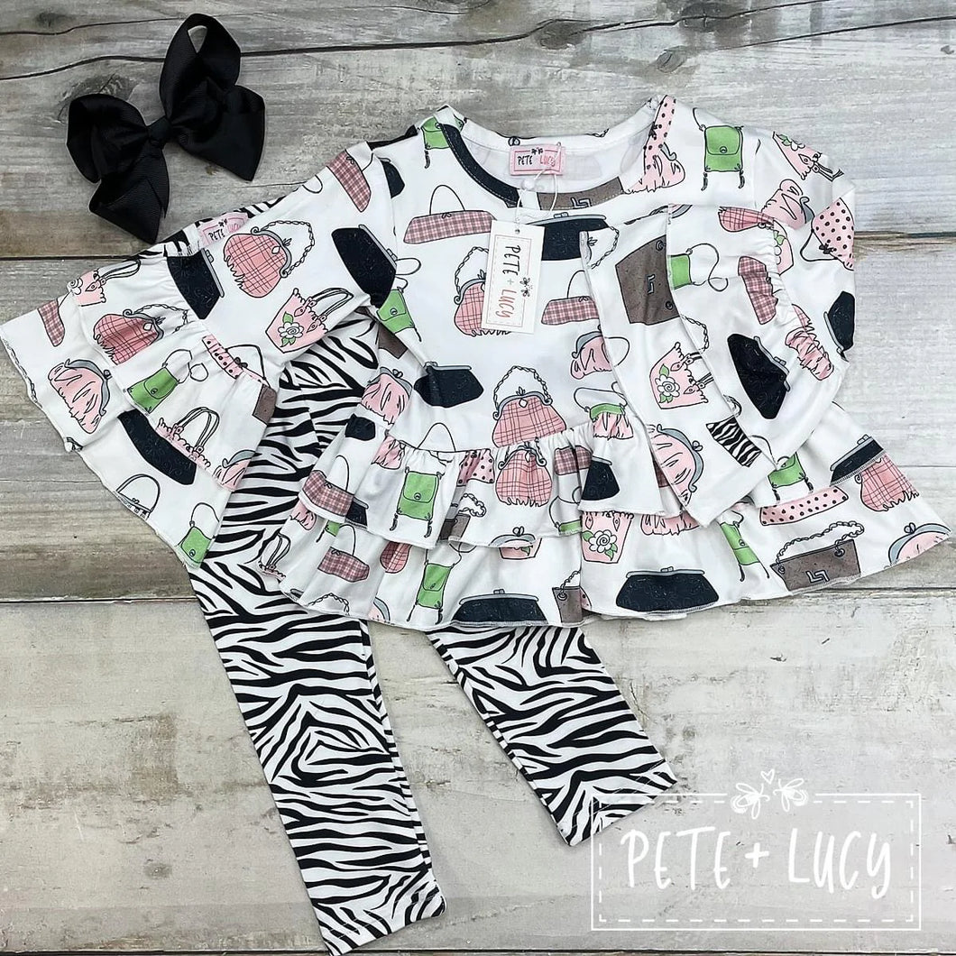 Pete and Lucy Grab my bag Pant Set