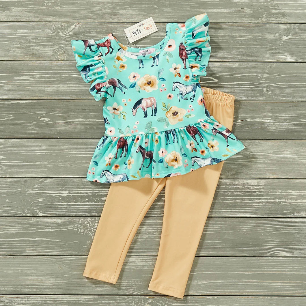 Pete and Lucy Gallop Away Pant set