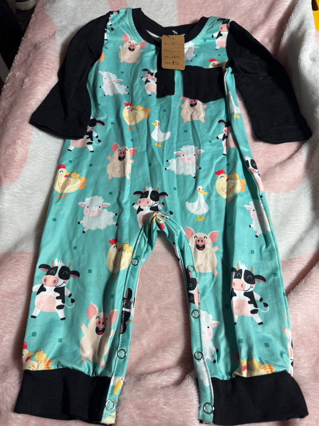 Party on the Farm Romper