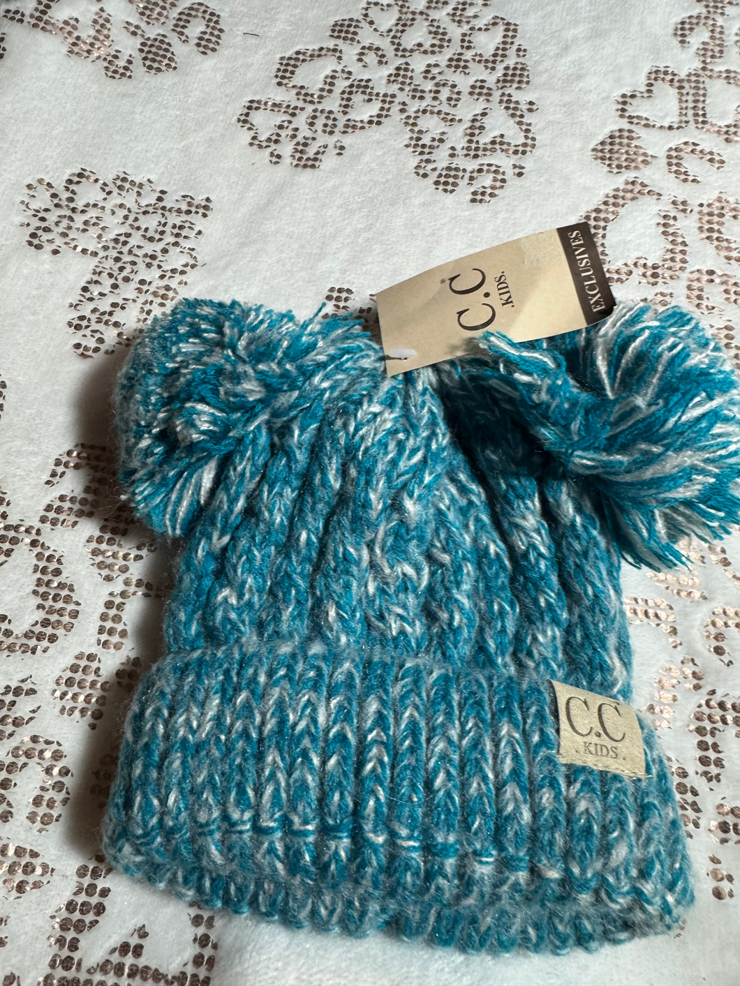 Blue C.C kids Pom Pom Beanie