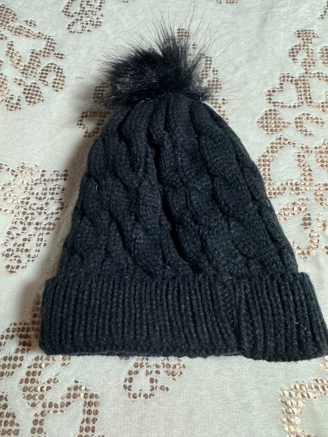 Black knit Beanie
