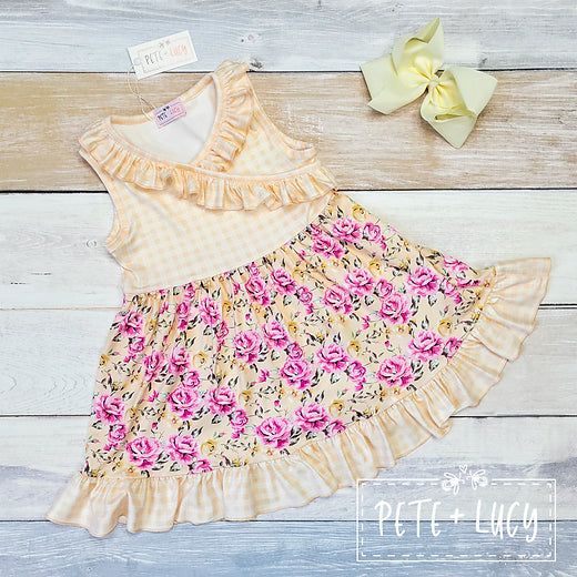 Pete & Lucy Antique Floral Dress