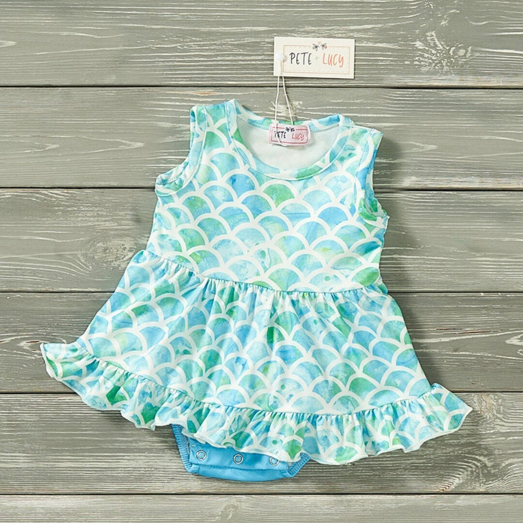 Pete & Lucy Marvelous Mermaid Romper