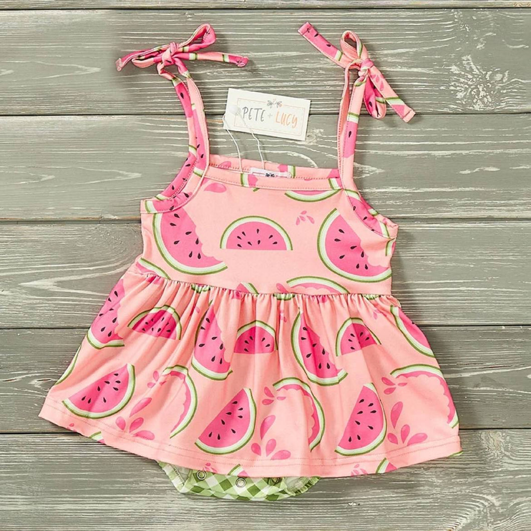 Pete & Lucy Watermelon Romper