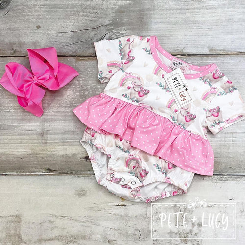 Pete & Lucy Happy Llama Romper
