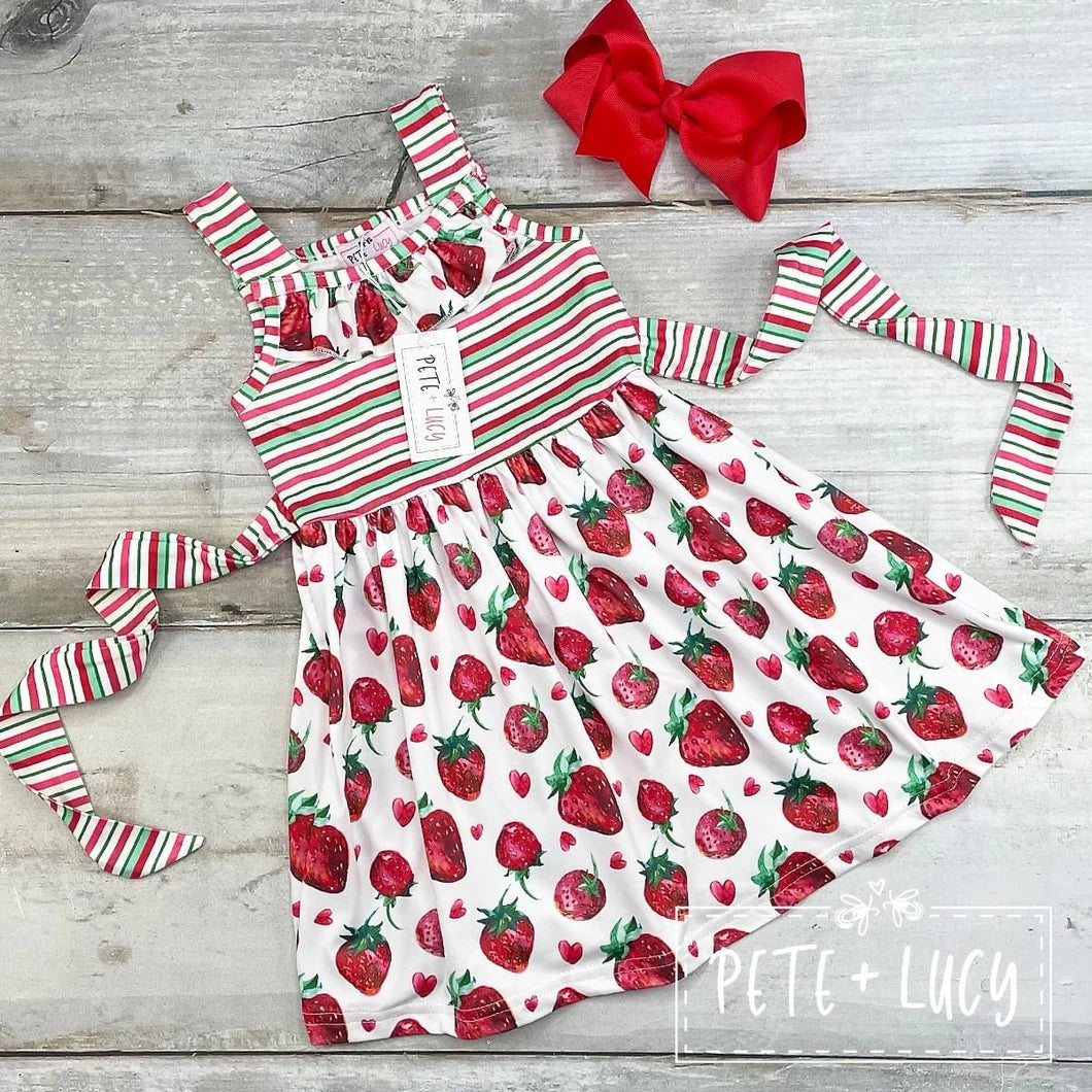 Pete & Lucy Strawberry Fields Dress
