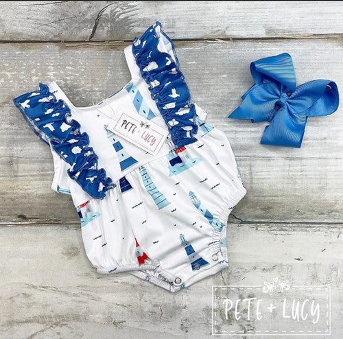 Pete & Lucy Light House Romper