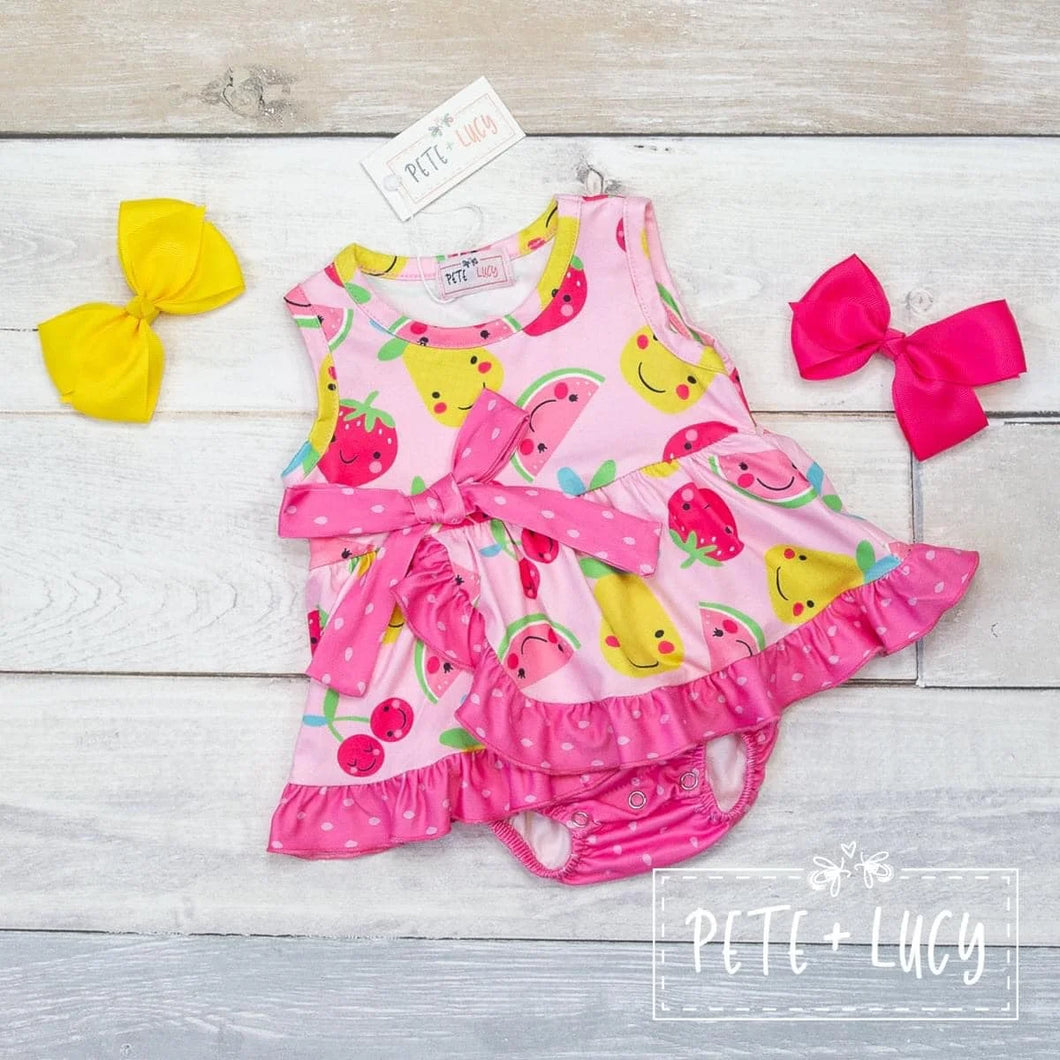 Pete & Lucy Fruit Galore Romper