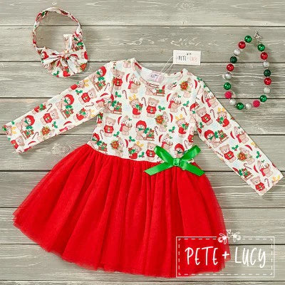 Pete & Lucy Christmas Mistletoe Dress