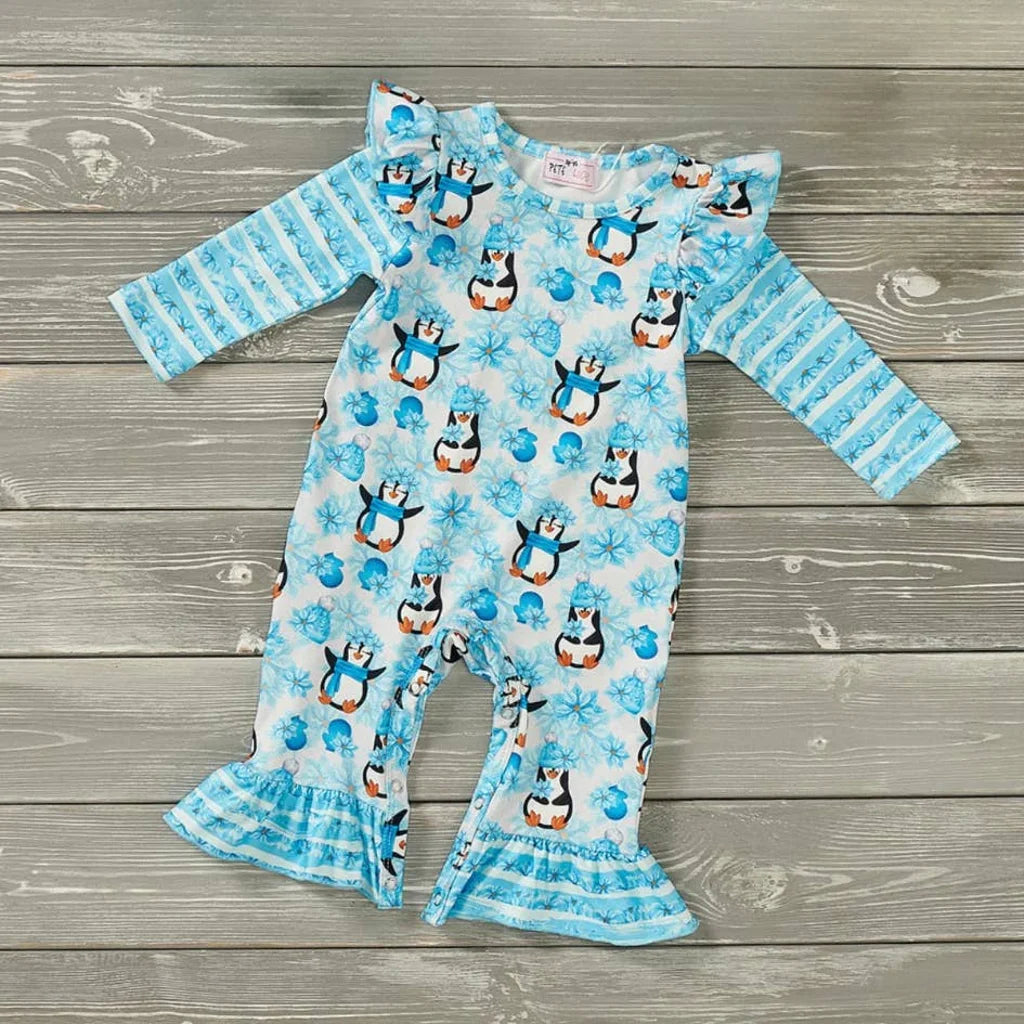 Pete & Lucy Playful Penguin Romper