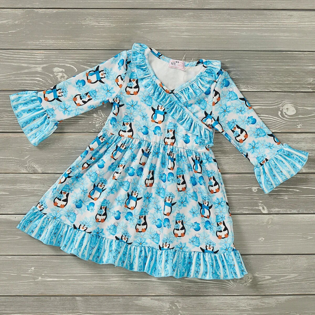 Pete and Lucy Christmas Penguin Dress