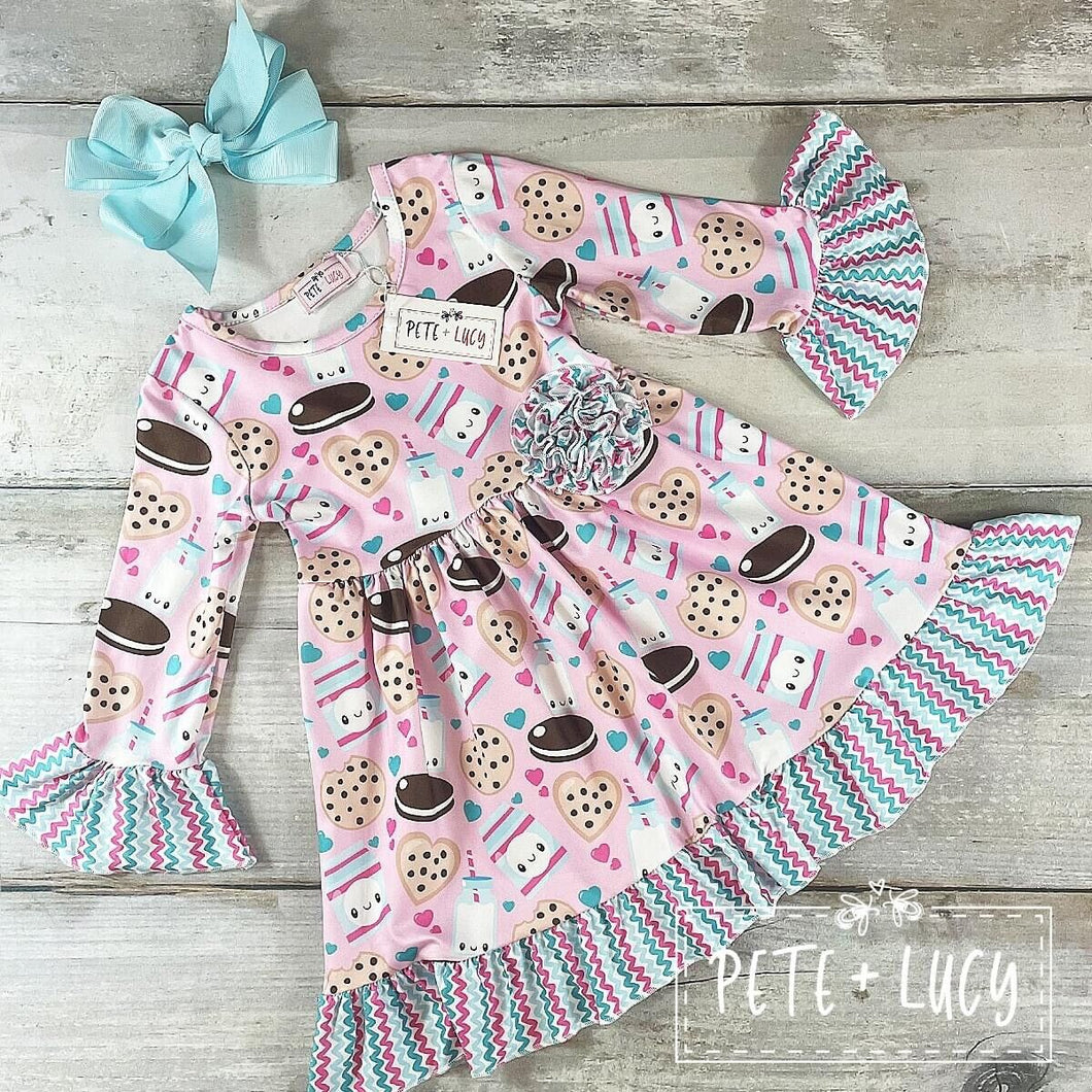 Pete & Lucy Milk and Cookies Dress