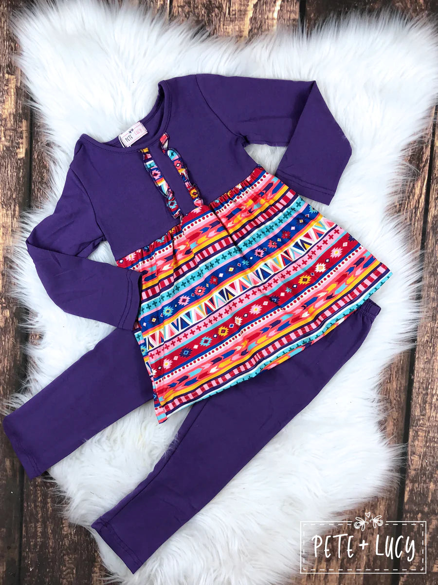 Pete & Lucy Aztec Pant set