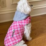 Load image into Gallery viewer, Pink Plaid Puffer Jacket
