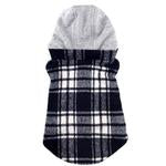 Load image into Gallery viewer, Black Plaid Flannel Jacket
